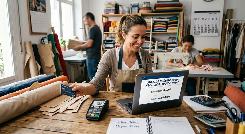 línea de crédito para negocios