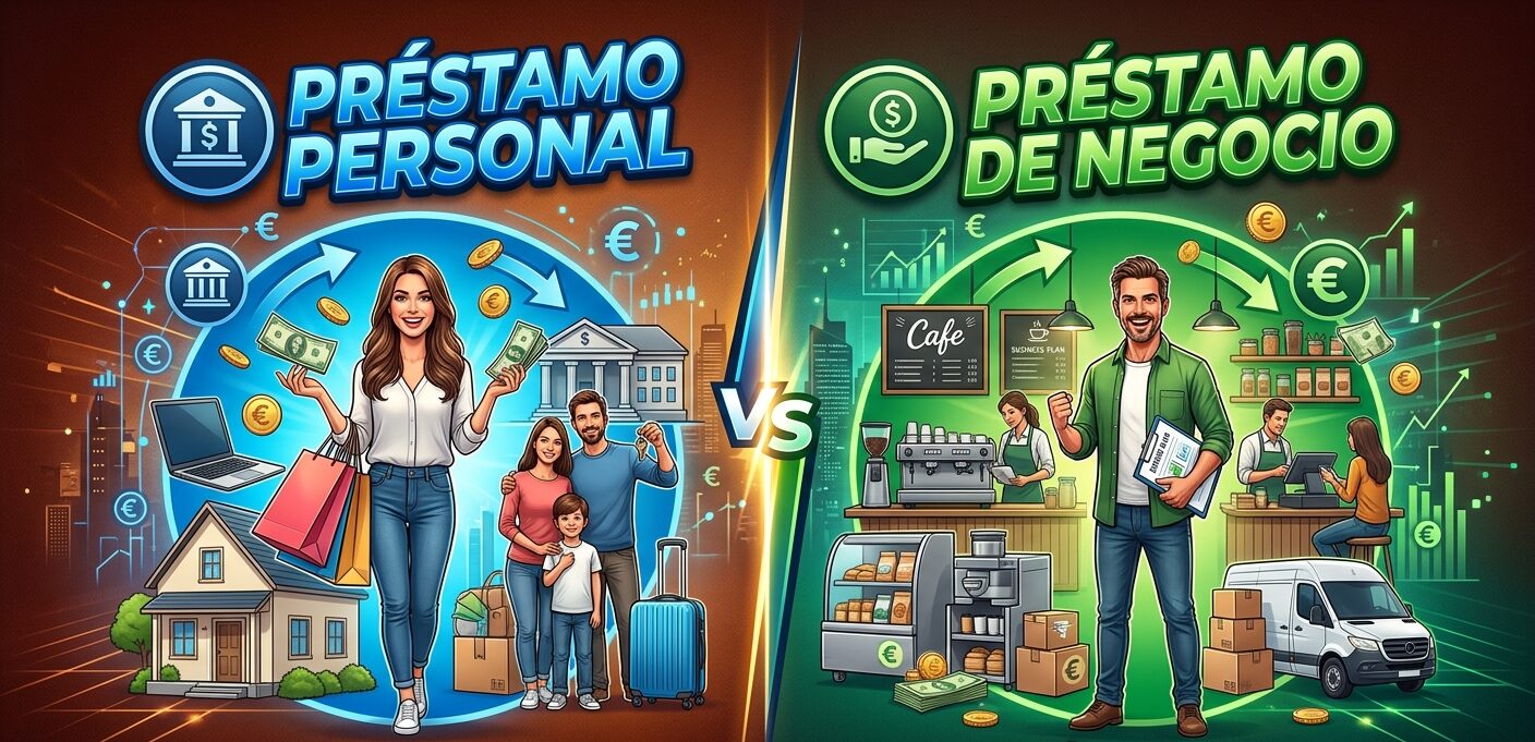 Préstamo personal o préstamo de negocio