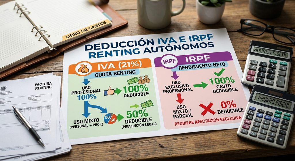 Renting de coches para autónomos